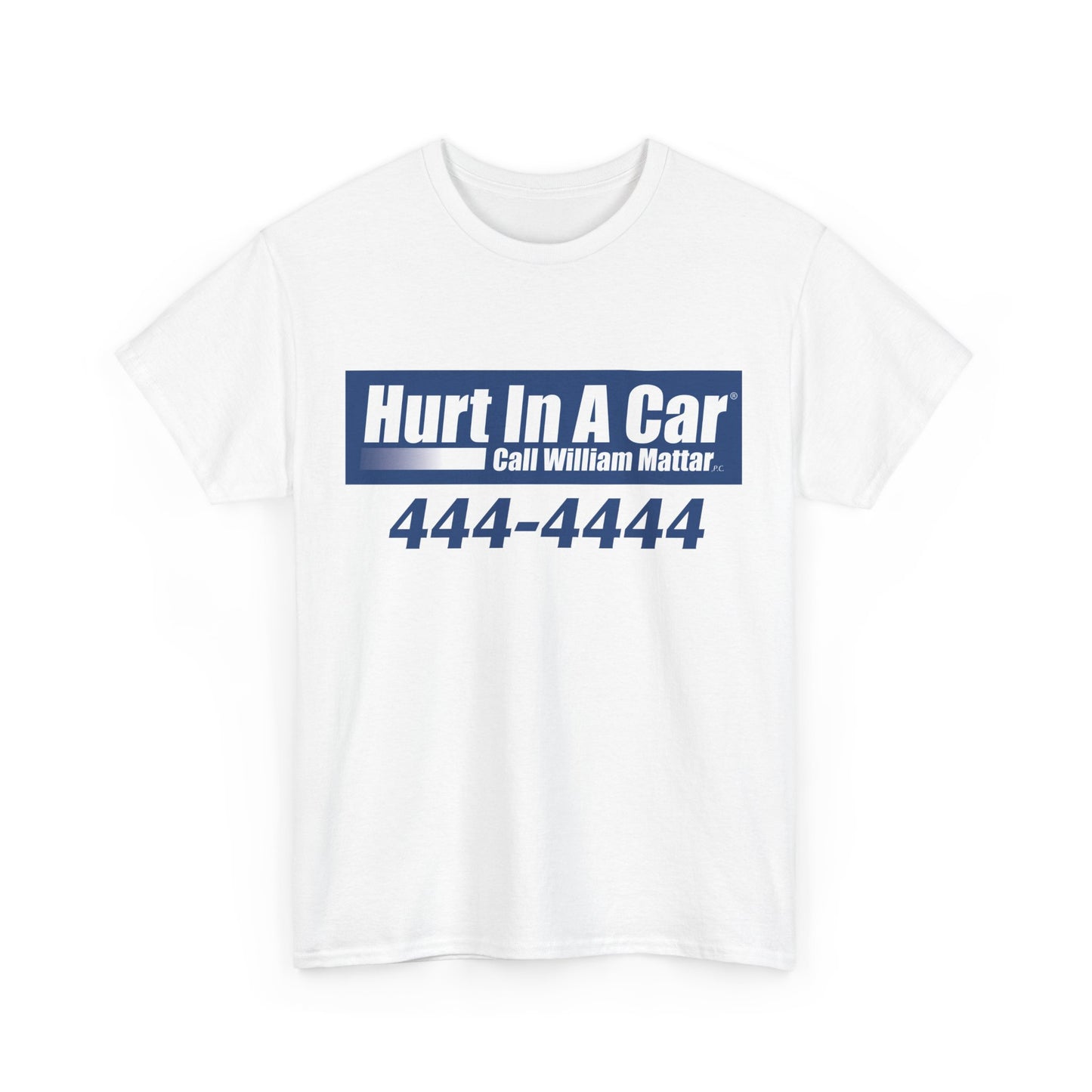 Unisex Heavy Hurt In A Car Mattar Cotton Tee